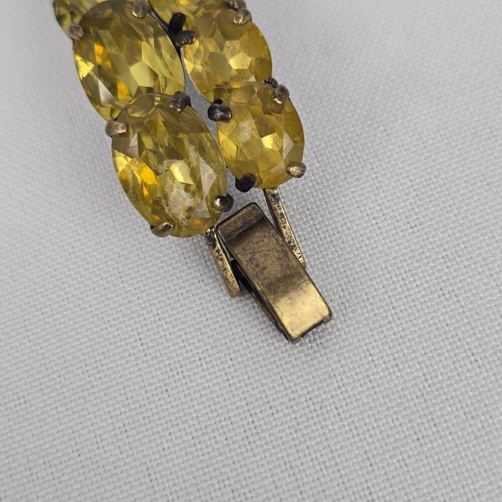 J Crew Yellow Rhinestone Bracelet - Picture 4 of 7